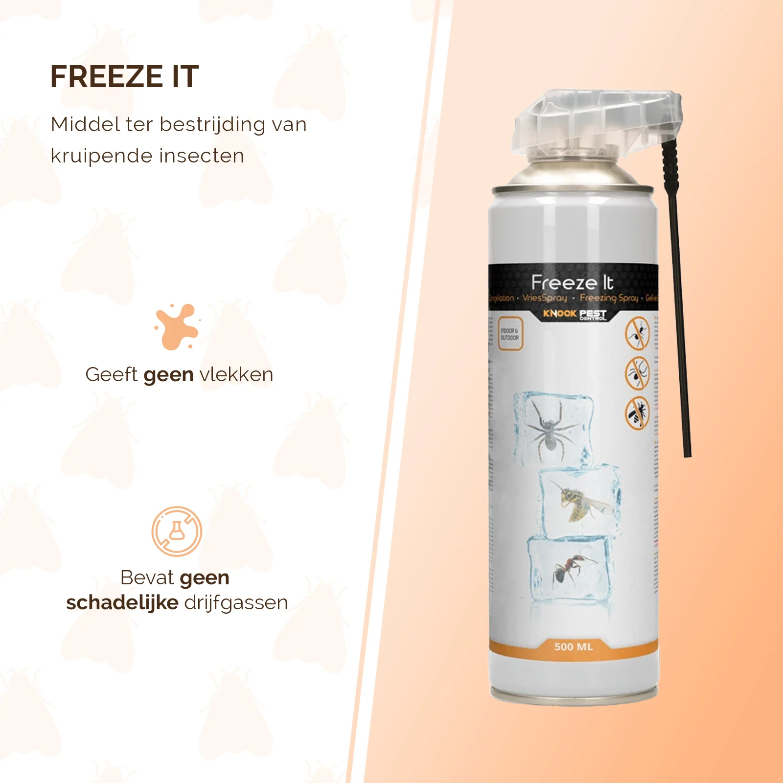 Spray zamrażający owady z dwoma trybami oprysku – Knock Pest Freeze It - obrazek 2
