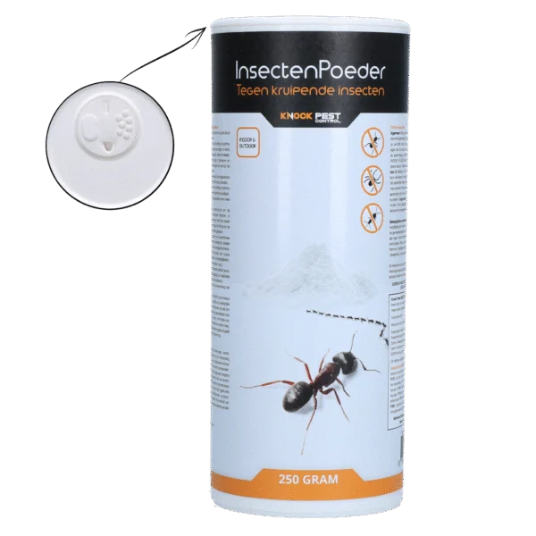 Proszek na mrówki na zewnątrz i owady biegające w pomieszczeniach, 250 g – Knock Pest