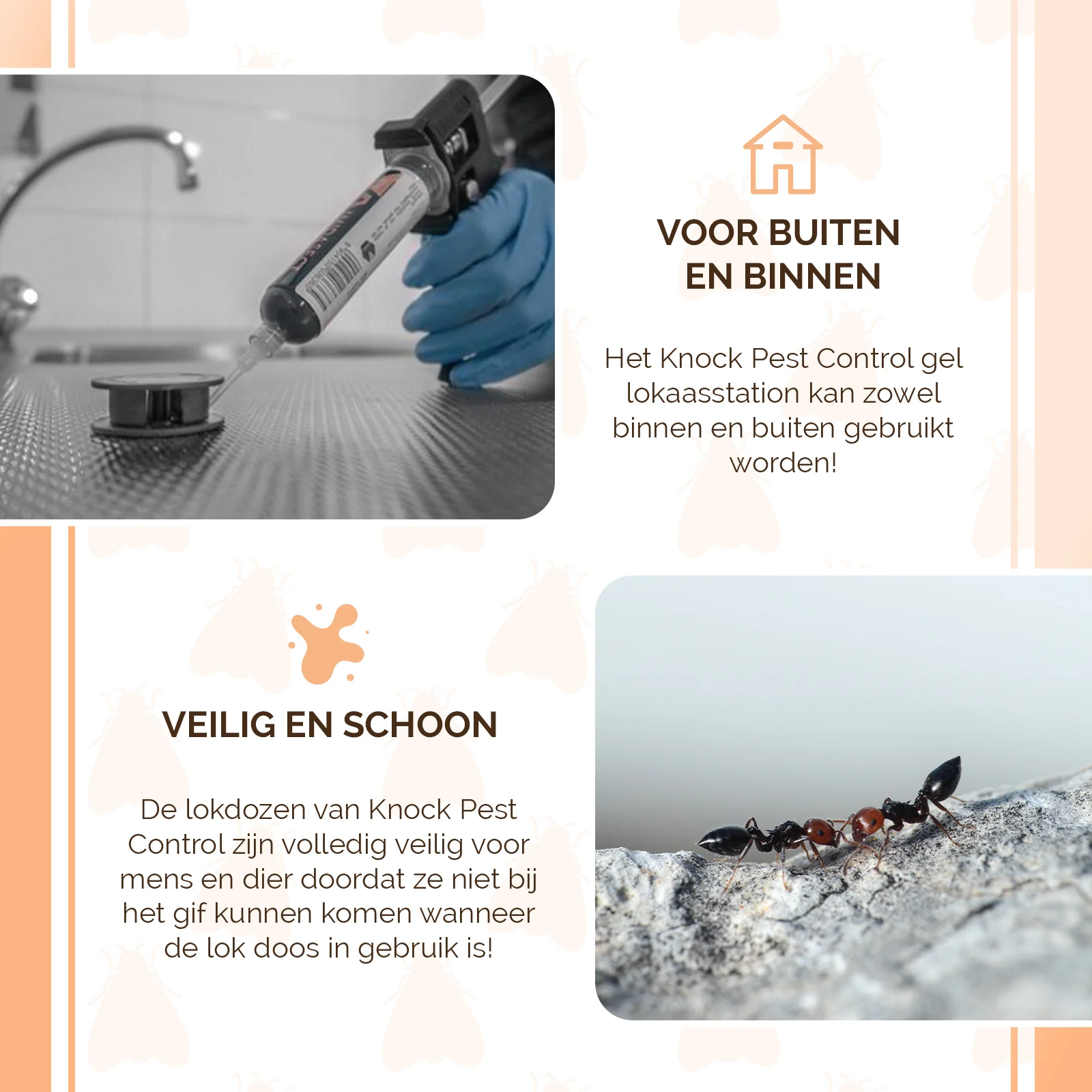 Stacja przynętowa na mrówki i karaluchy, do użytku wewnątrz i na zewnątrz – Knock Pest - obrazek 4