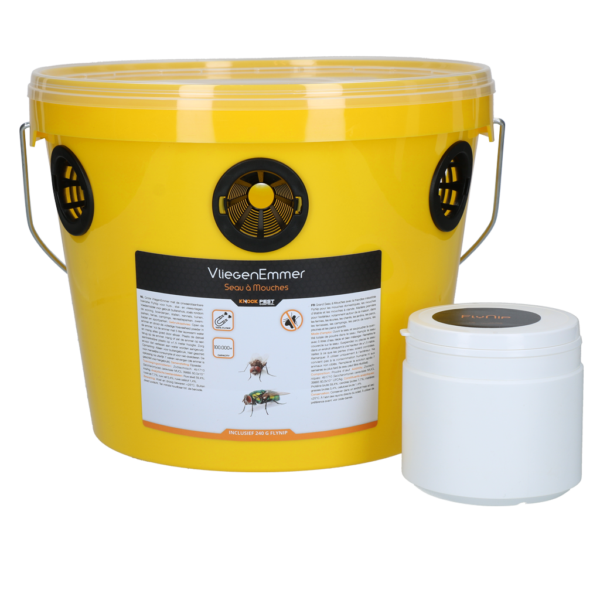 Wiadro na muchy z 240 g atraktantu – Knock Pest FlyNip VliegenEmmer