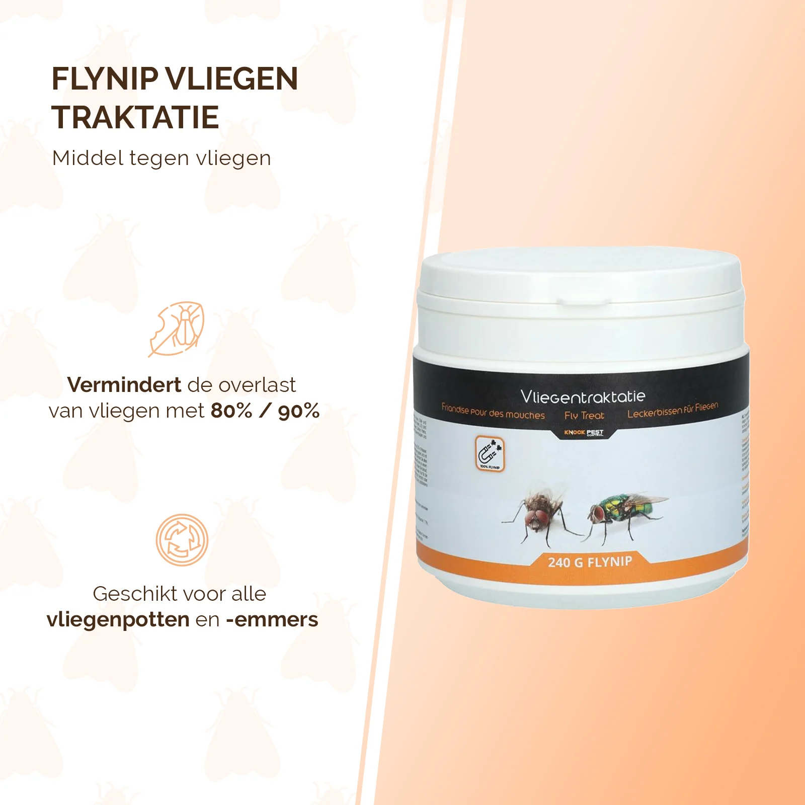 Przynęta do pułapki na muchy, 240 g – Knock Pest FlyNip - obrazek 2