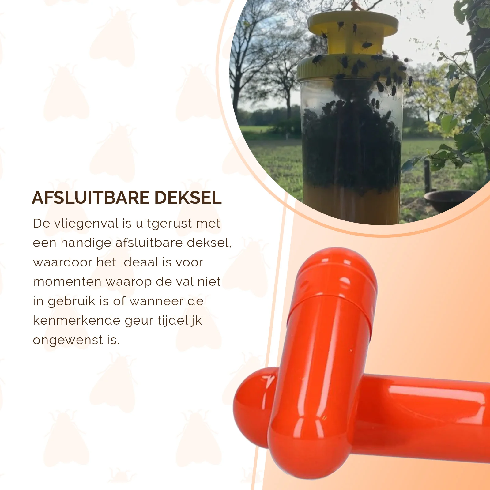 Pułapka na muchy z przynętą do użytku na zewnątrz, 2 l – Knock Pest FlyNip - obrazek 5