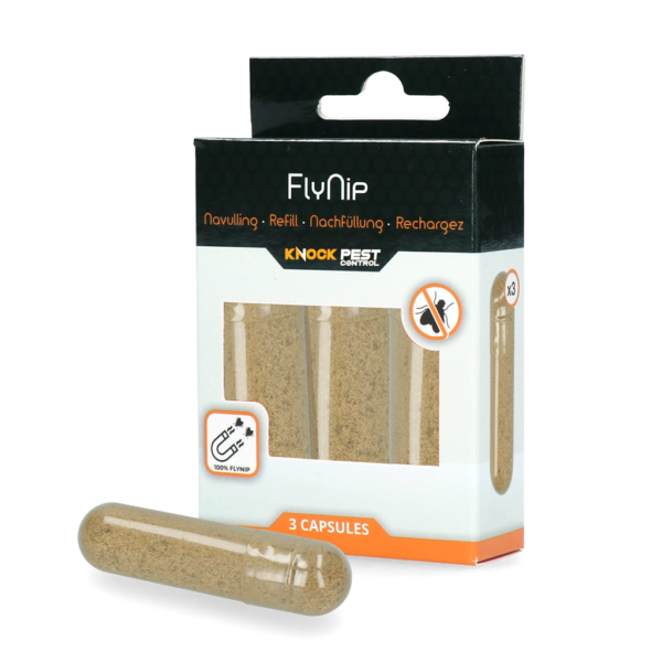 Atraktant na muchy w 3 kapsułkach – Knock Pest FlyNip Refill