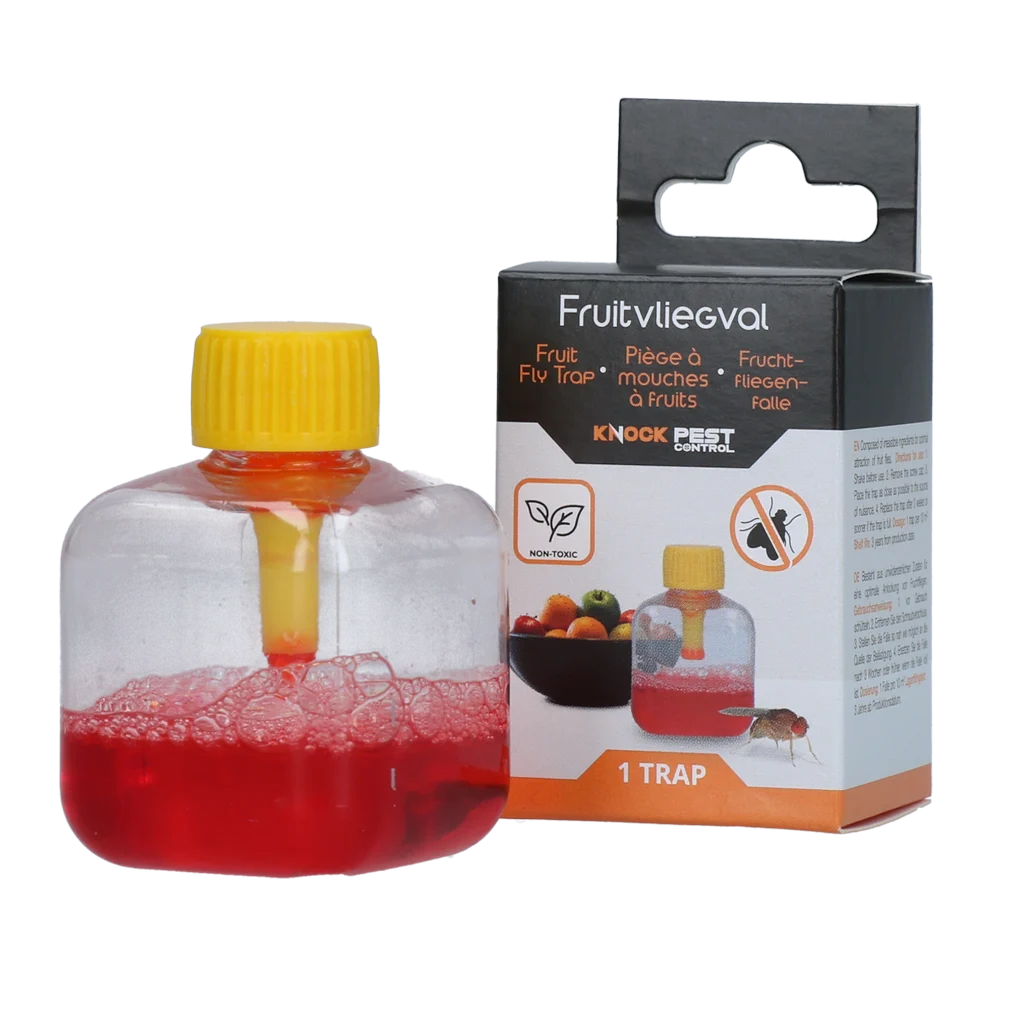 Pułapka na muszki owocówki do użytku wewnątrz pomieszczeń, 20 ml – Knock Pest - obrazek 1