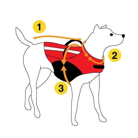 Kurtka dla psa przeciw kleszczom i pchłom z elementem odblaskowym, XXXXS, długość grzbietu 20 cm – Dog Armor Knockdown Coat (Insect Shield) - obrazek 4