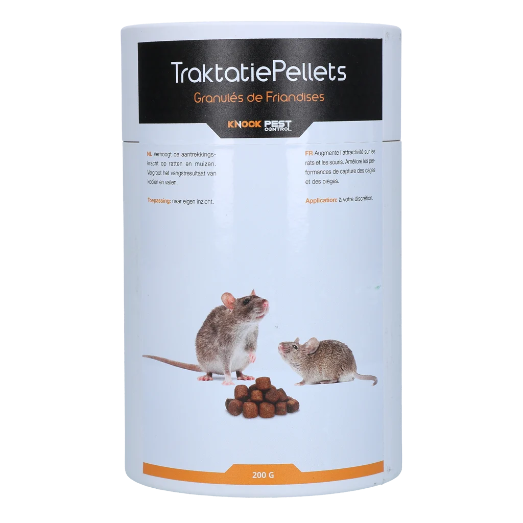 Pellet wabiący na myszy i szczury, 200 g – Knock Pest Traktatie Pellets - obrazek 1