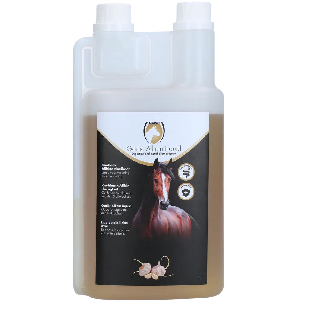 Płynny czosnek dla koni, 1 l – Excellent Horse Garlic Allicin Liquid - obrazek 1