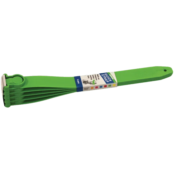 Opaska do oznaczania krów Quick Strap zielona, 33,5 cm, 5 sztuk