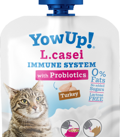 Jogurt dla kotów z probiotykami i indykiem, bez laktozy, 85 g – YowUp! L. Casei Immune System Turkey