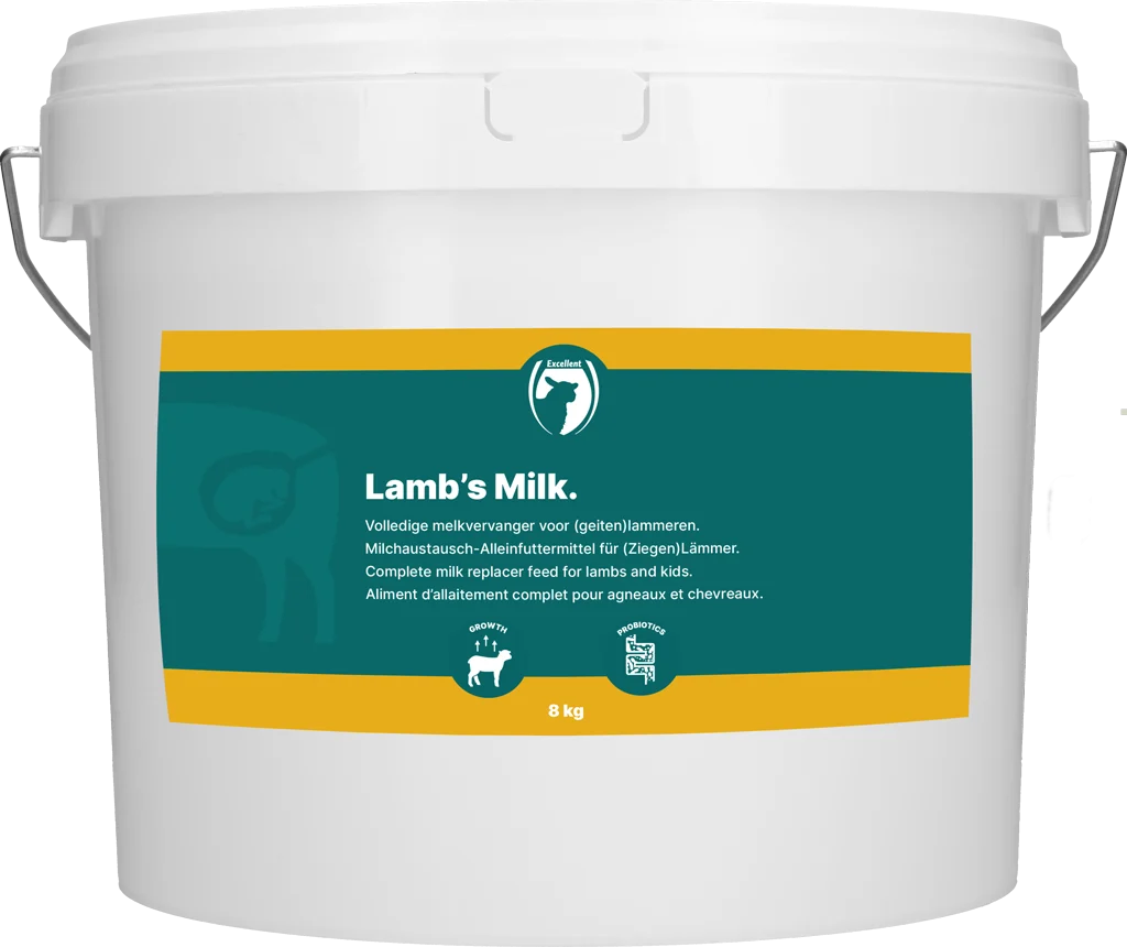 LAMM8000.png Mleko dla jagniąt z odtłuszczonym mlekiem w proszku, 8 kg – Excellent Lammetjesmelk - obrazek 1