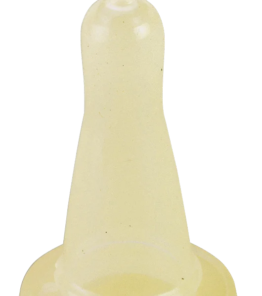 Przezroczysty smoczek dla jagniąt, szerokość 4 cm, do butelki plexi-KS