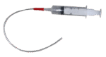 Sonda do pojenia jagniąt 48 cm ze strzykawką 60 ml - obrazek 2