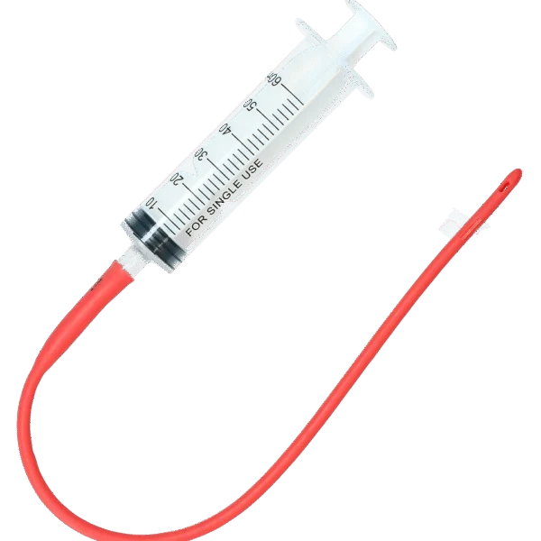 Sonda do pojenia jagniąt 48 cm ze strzykawką 60 ml