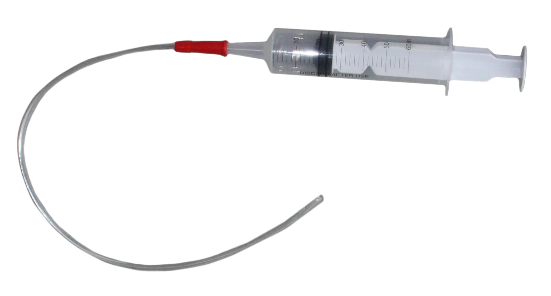 Sonda do pojenia jagniąt 48 cm ze strzykawką 60 ml - obrazek 2