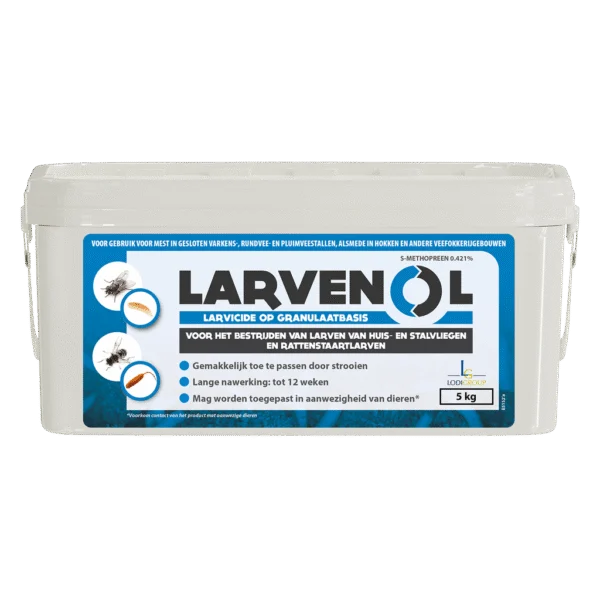 Granulat do zwalczania larw much w oborach, 5 kg – Larvenol 4GR