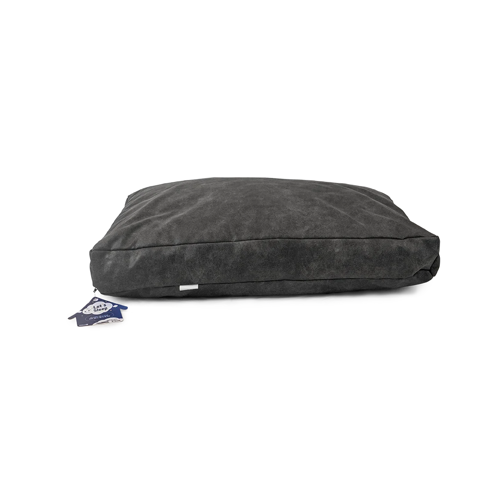 LETS0510C.png Poduszka dla psa z kawałkami pianki M antracytowa, 80 x 55 x 10 cm – Let's Sleep Plush Pillow - obrazek 1