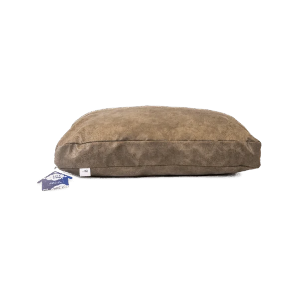 Poduszka dla psa z płatkami piankowymi XL Taupe, 125 x 90 x 10 cm – Let's Sleep Plush Pillow