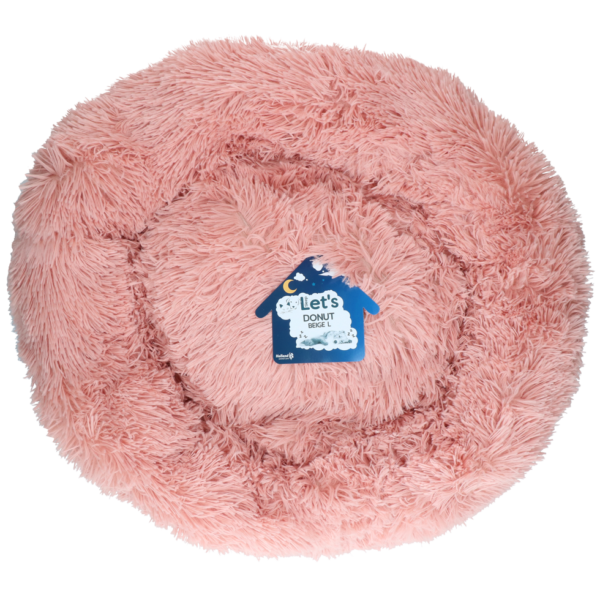 Legowisko dla psa w kształcie donut, różowe, L, ø 60 cm – Let's Sleep Donut