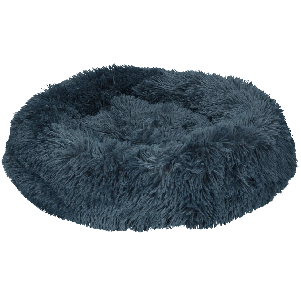 Okrągłe legowisko dla psa, ciemnoszare M, ø 50 cm – Let's Sleep Donut - obrazek 2