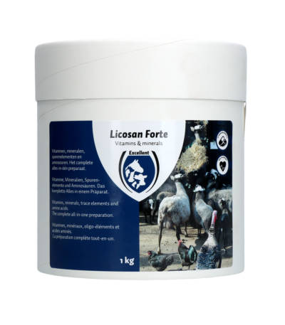 Suplement witaminowy z minerałami i aminokwasami, 1 kg – Excellent Licosan Forte