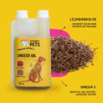 Olej lniany dla psów z kwasami omega 3, tłoczony na zimno, 500 ml – Excellent Pets Linseed Oil - obrazek 5
