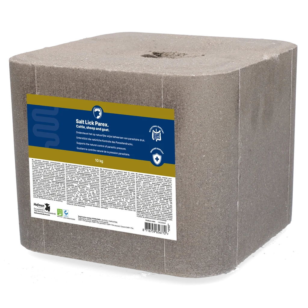Lizawka mineralna dla bydła, owiec i kóz, 10 kg – Excellent Salt Lick Parex - obrazek 1