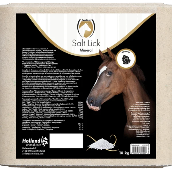 Lizawka mineralna dla koni, 10 kg – Excellent Horse Salt Lick Mineral