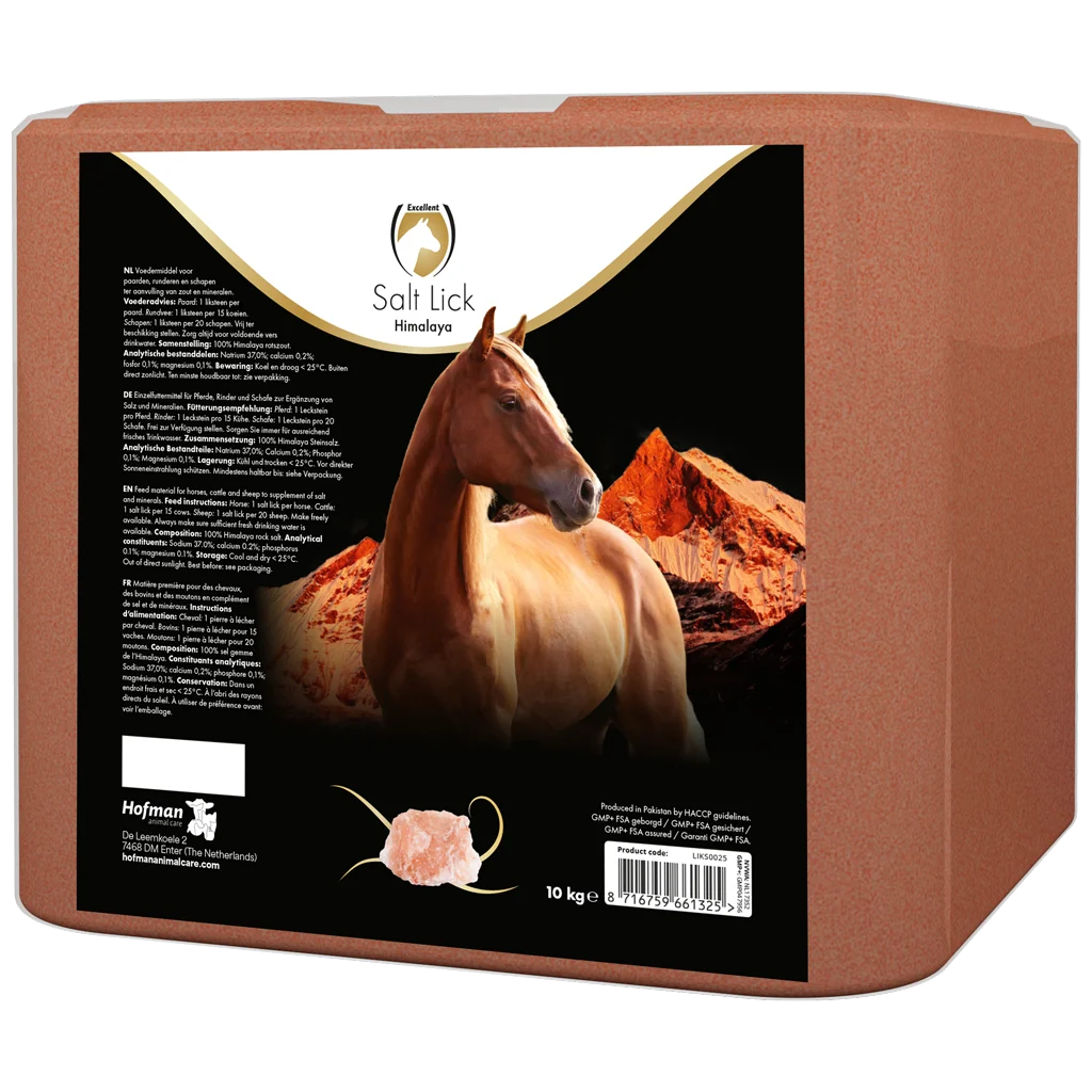 Lizawka z himalajskiej soli dla koni, 10 kg – Excellent Horse Salt Lick Himalaya - obrazek 1