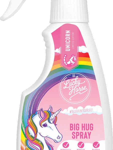 Spray ułatwiający rozczesywanie grzywy i ogona konia, 250 ml – Lucky Horse Unicorn Knuffel Spray