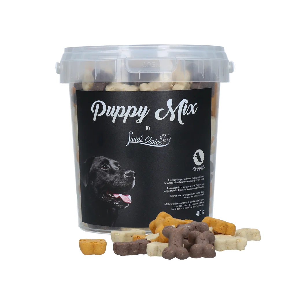 LUNA0030.png Ciasteczka treningowe dla szczeniąt, pieczone w piecu – Luna's Choice Puppy Mix S - obrazek 1