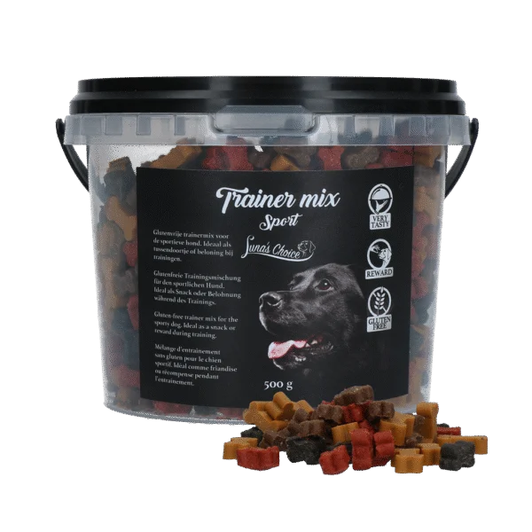 Przysmaki treningowe dla psów, miękkie i bezglutenowe, 500 g – Luna's Choice Trainer Mix Sport