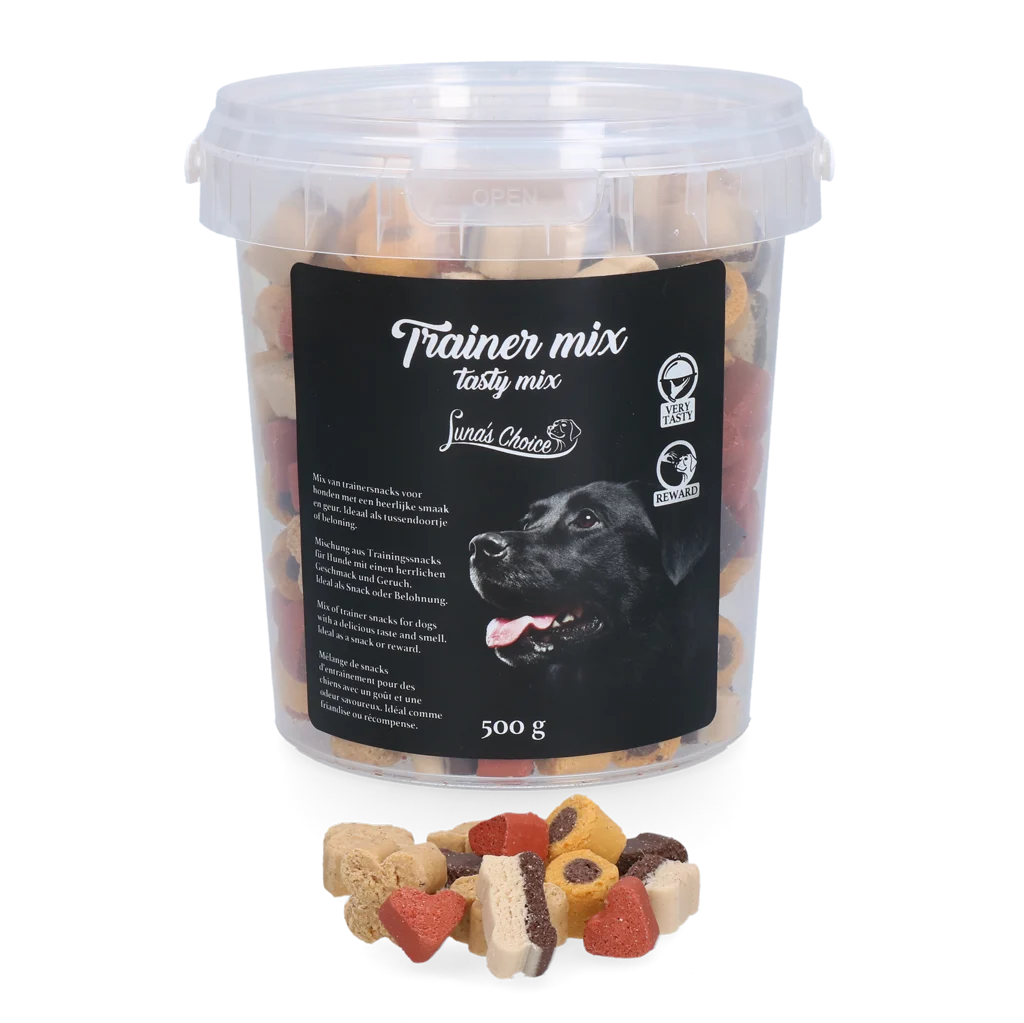Przysmaki treningowe dla psów, miękka mieszanka, 500 g – Luna's Choice Trainer Mix Tasty Mix - obrazek 1