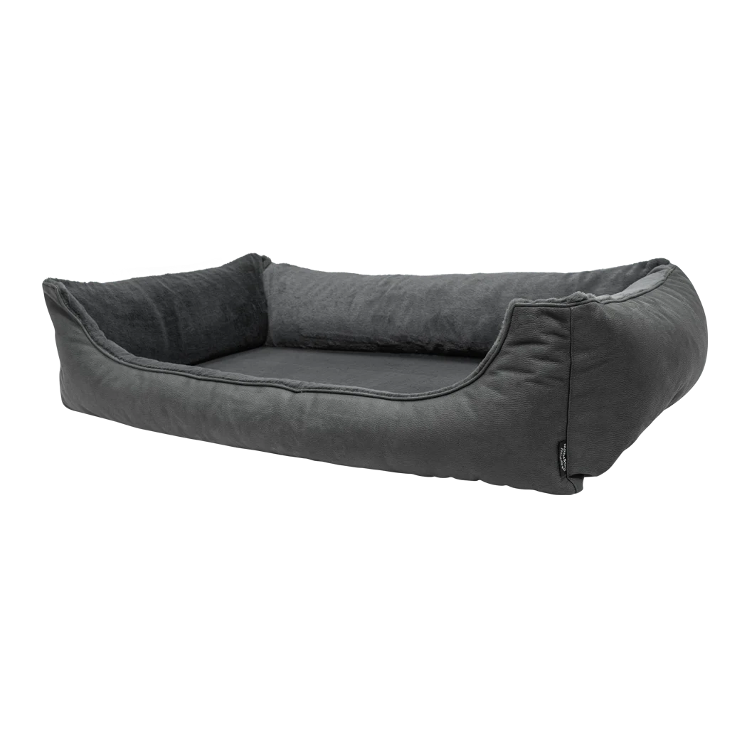 Ortopedyczna poduszka dla psa z pianką z pamięcią kształtu, szara, S – Madison Sofa Orthopedisch - obrazek 6