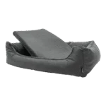 Ortopedyczna poduszka dla psa z pianką z pamięcią kształtu, szara, S – Madison Sofa Orthopedisch - obrazek 2