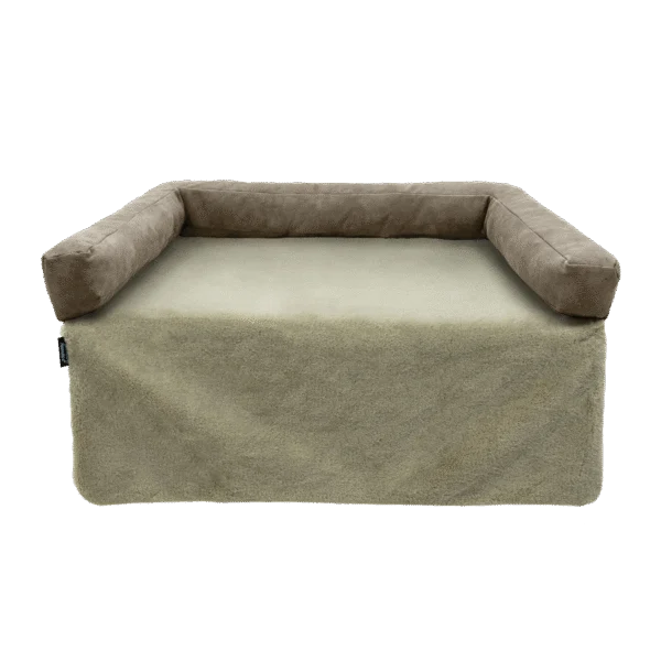 Ortopedyczna poduszka dla psa z pianką memory Taupe S – Madison Sofa Orthopedisch