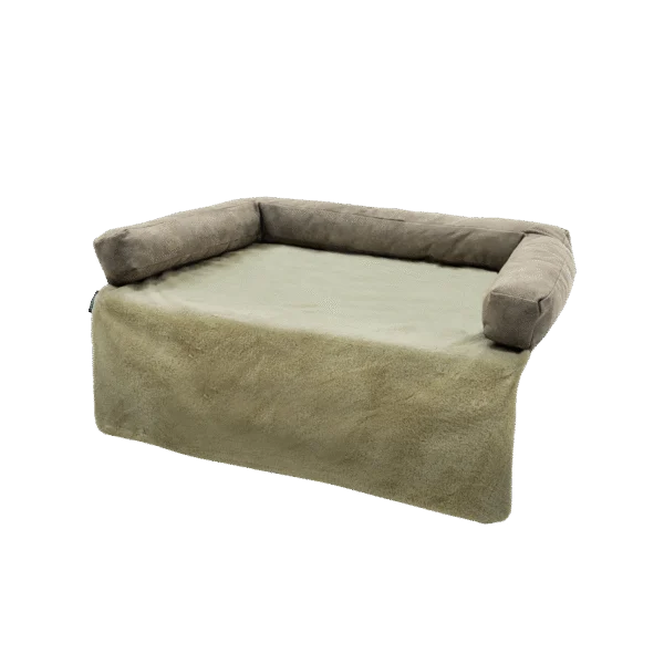Ochraniacz na kanapę dla psa z podwyższonymi bokami, taupe, S, 58 x 70 cm – Madison Travel & Sofa Protector