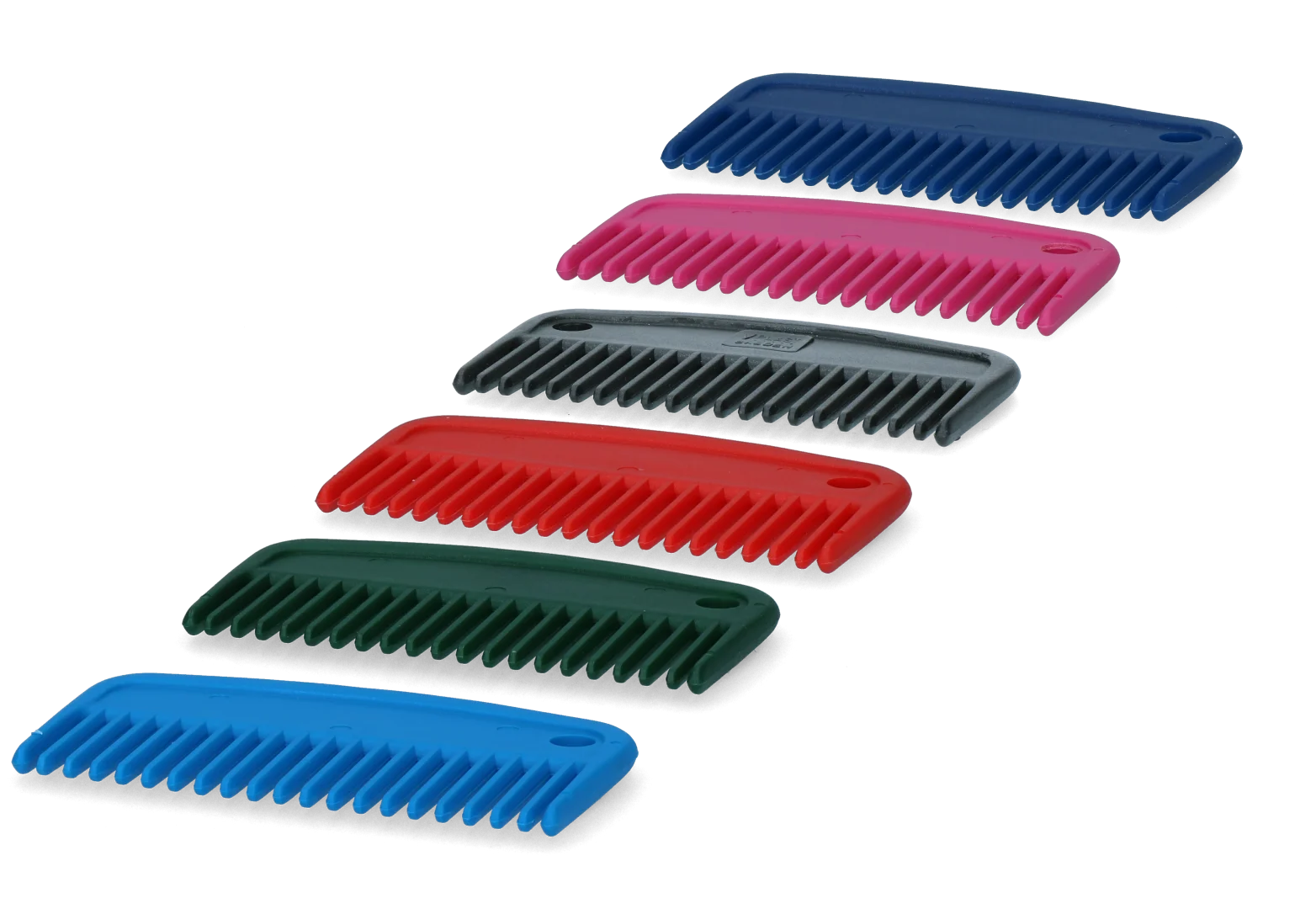 Plastikowy grzebień do grzywy, 100 mm, niebieski – Vplast - obrazek 4