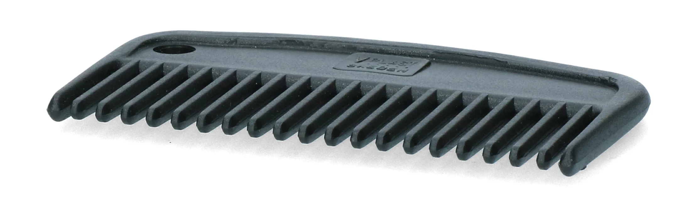 Plastikowy grzebień do grzywy, 100 mm, czarny – Vplast - obrazek 4