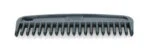 Plastikowy grzebień do grzywy, 100 mm, czarny – Vplast - obrazek 2