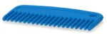Plastikowy grzebień do grzywy, 100 mm, niebieski – Vplast