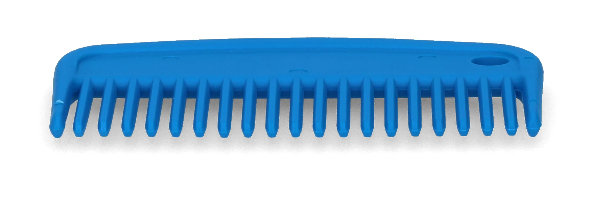 Plastikowy grzebień do grzywy, 100 mm, niebieski – Vplast - obrazek 3