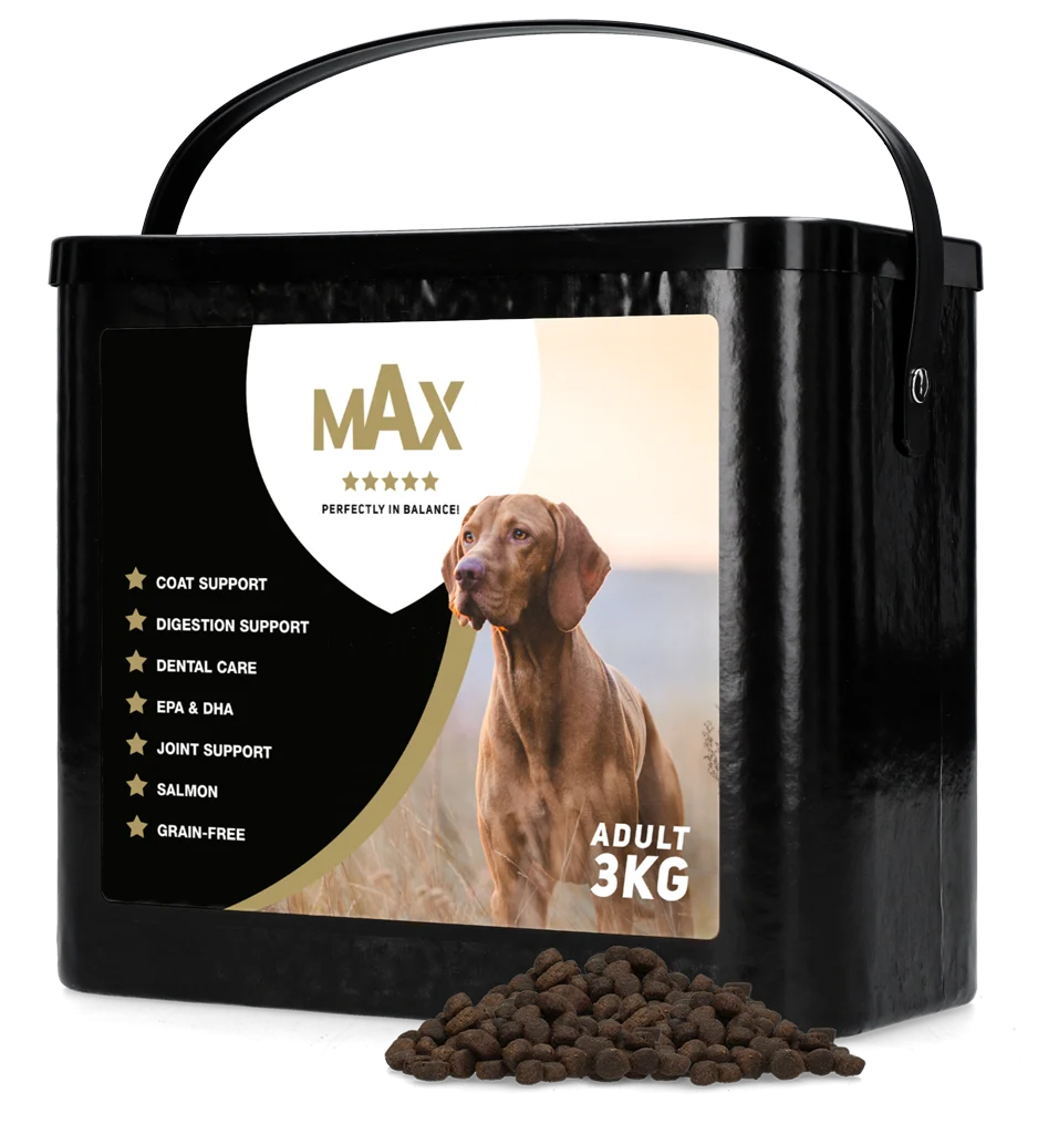 Bezzbożowa karma dla psa z łososiem, 3 kg – Max Adult - obrazek 1