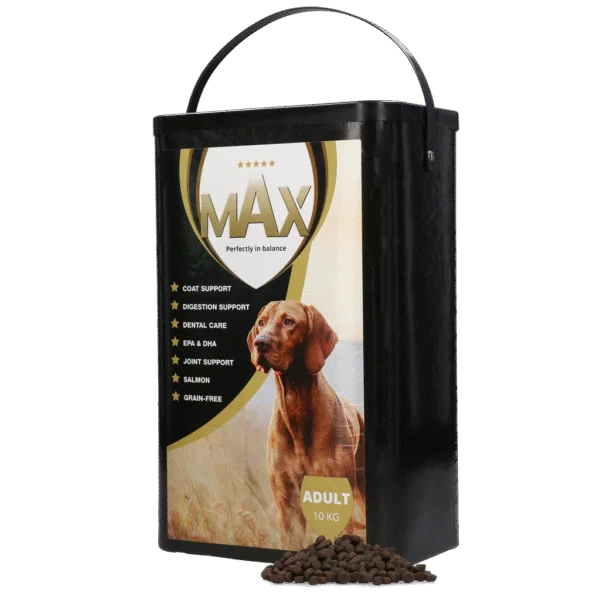 Bezzbożowa karma dla psa z łososiem, 10 kg – Max Adult