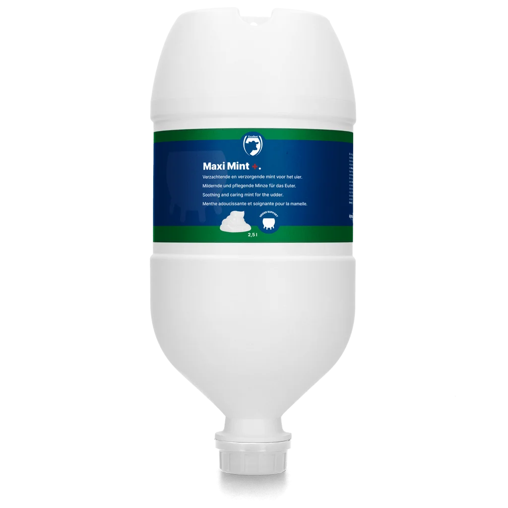 MAXI0916.png Żel do pielęgnacji wymion z olejkiem miętowym, tuba wisząca 2,5 l – Excellent Maxi Mint+ - obrazek 1