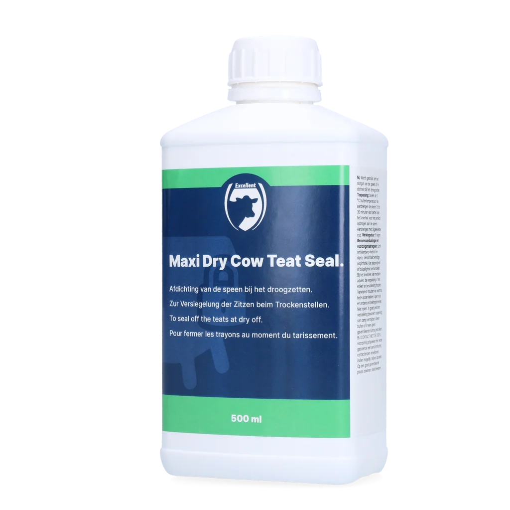 Preparat do uszczelniania strzyków na okres zasuszenia, 500 ml – Excellent Maxi Dry Cow Teat Seal - obrazek 1