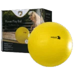 Żółta piłka do zabawy dla koni, 65 cm – Maximus Power Play Ball