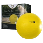 Piłka do zabawy dla koni, żółta, 75 cm – Maximus Power Play Ball