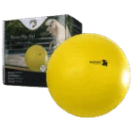 Piłka do zabawy dla koni, żółta, 100 cm – Maximus Power Play Ball