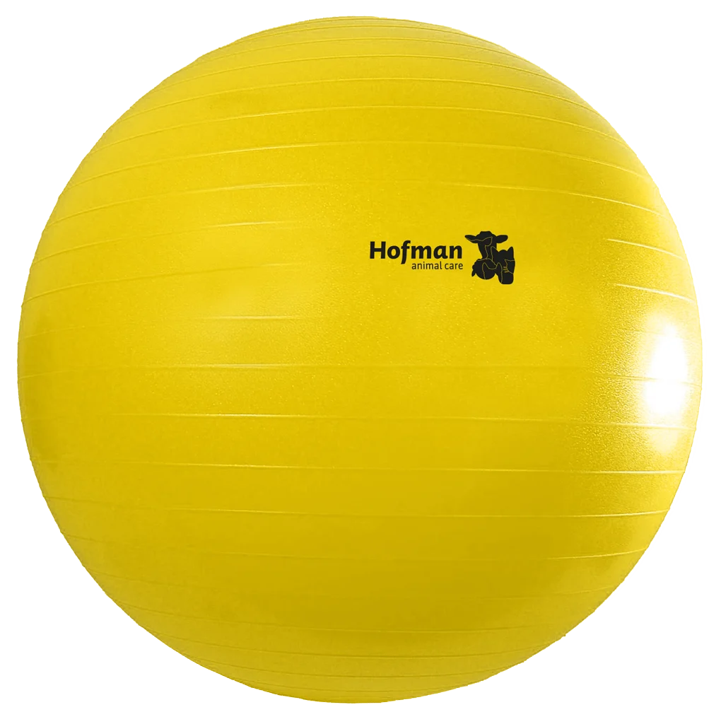 Piłka do zabawy dla koni, żółta, 75 cm – Maximus Power Play Ball - obrazek 2