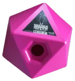 Różowa kostka na paszę dla koni, otwór na przysmaki 37 mm – Maximus Feed & Play Cube